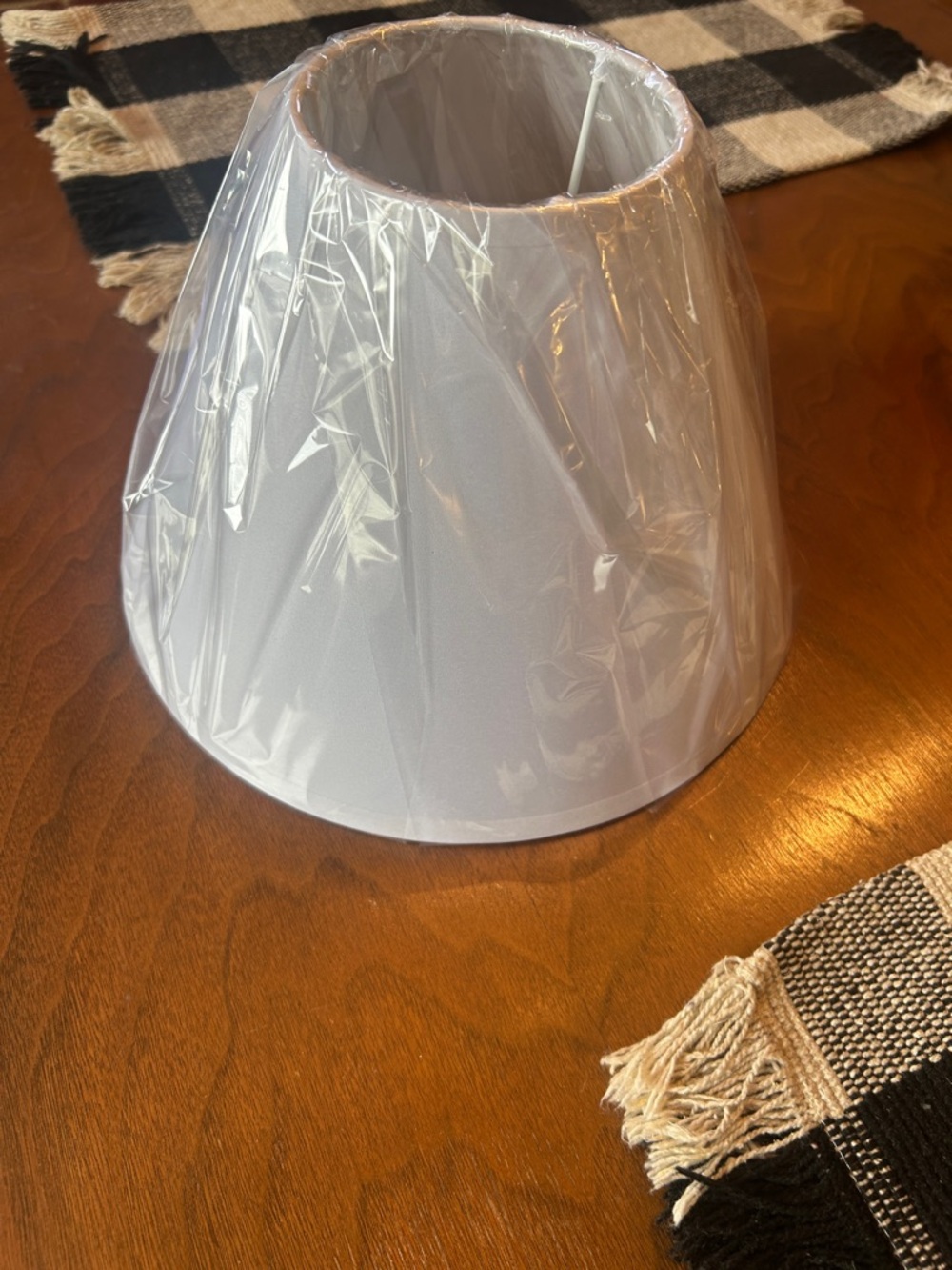 Classic White Lamp Shade - Small Empire Style
